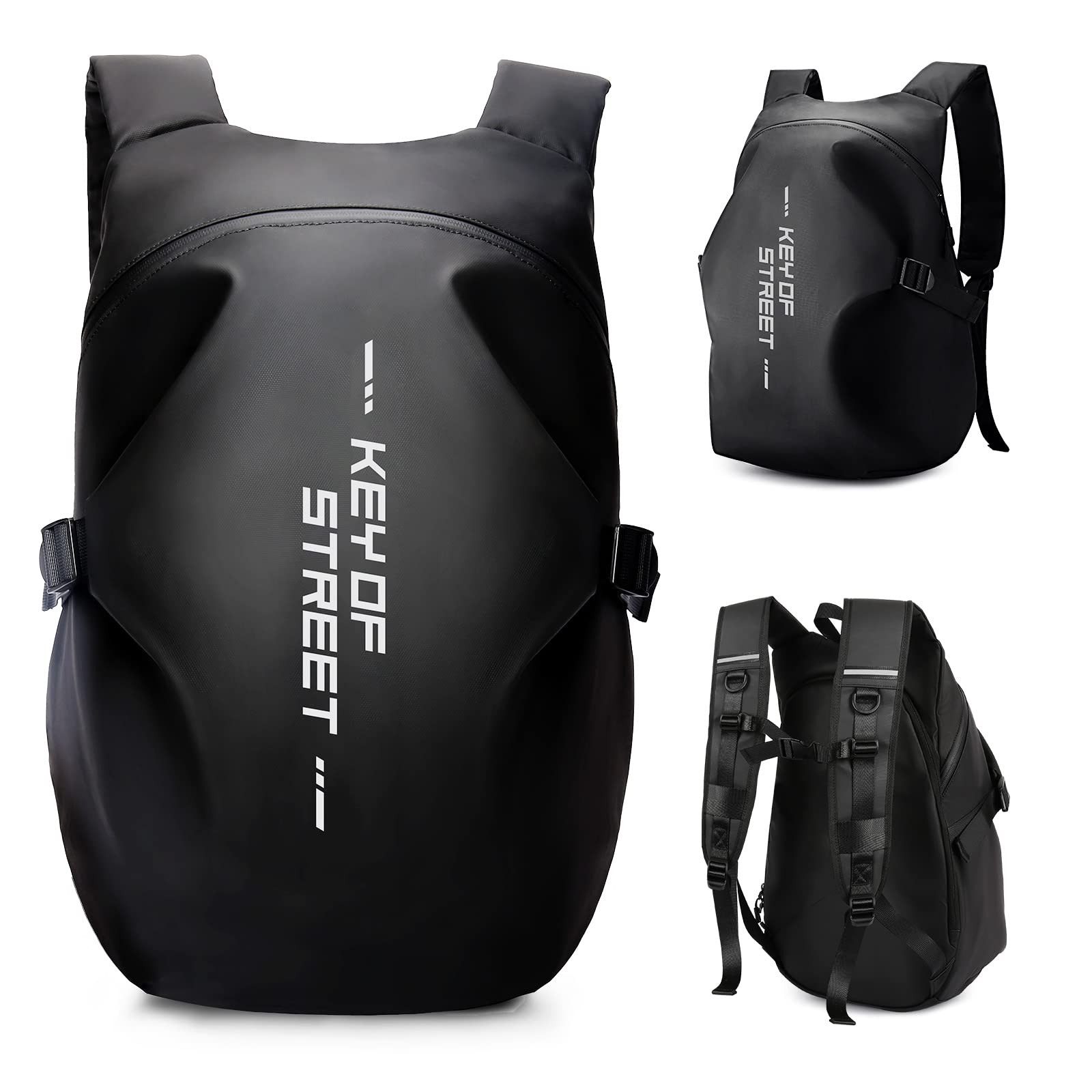 Motorradrucksäcke für Herren, wasserdichter Helmrucksack, Motorradzubehör, Laptoptaschen, Reiserucksäcke, Schultaschen für Studenten Motorradrucksäcke für Herren, wasserdichter Helmrucksack, Motorradzubehör, Laptoptaschen, Reiserucksäcke, Schultaschen für Studenten von HYC00