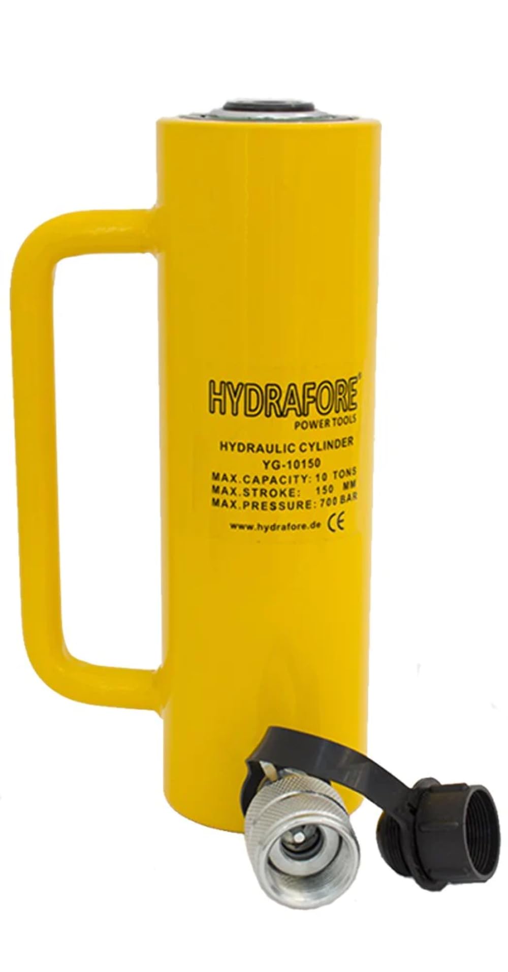 Einzelwirkender Hydraulikzylinder (10 Ton, 150 mm) (YG-10150) von HYDRAFORE