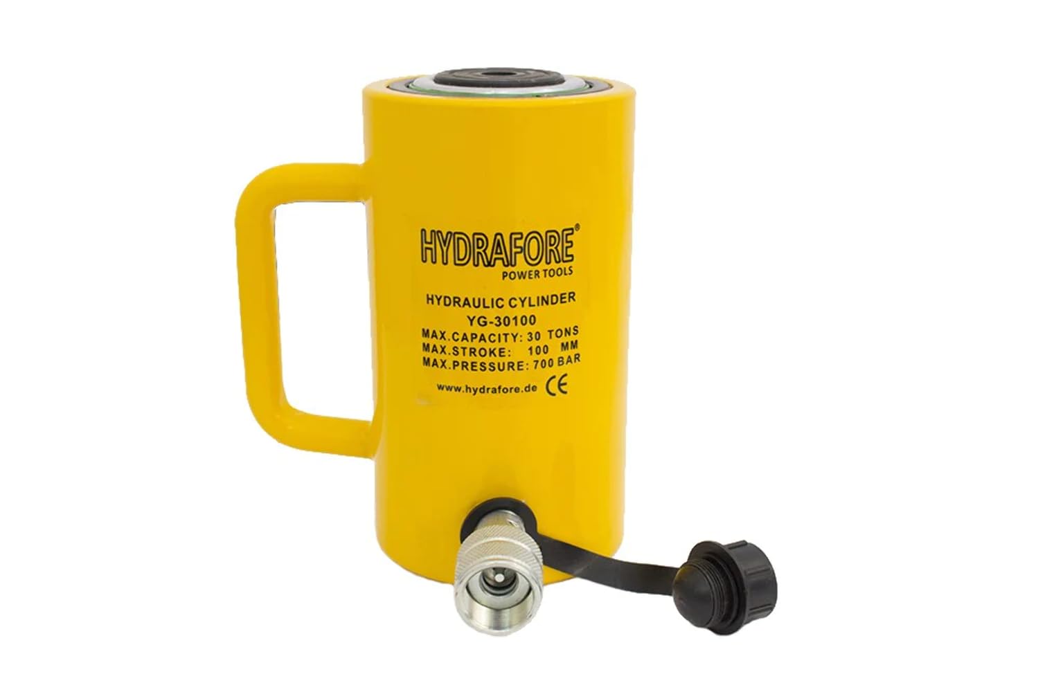 Einzelwirkender Hydraulikzylinder (30 Ton, 100 mm) (YG-30100) von HYDRAFORE