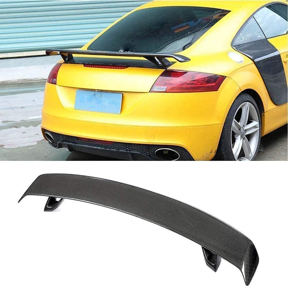 Auto Heckspoiler Spoiler für Audi TT MK2 8J TTS 2008-2011, Kofferraumspoiler Lippe Heckflügel Spoilerlippe Dachspoiler Bodykits Auto Zubehör von HYGGLY