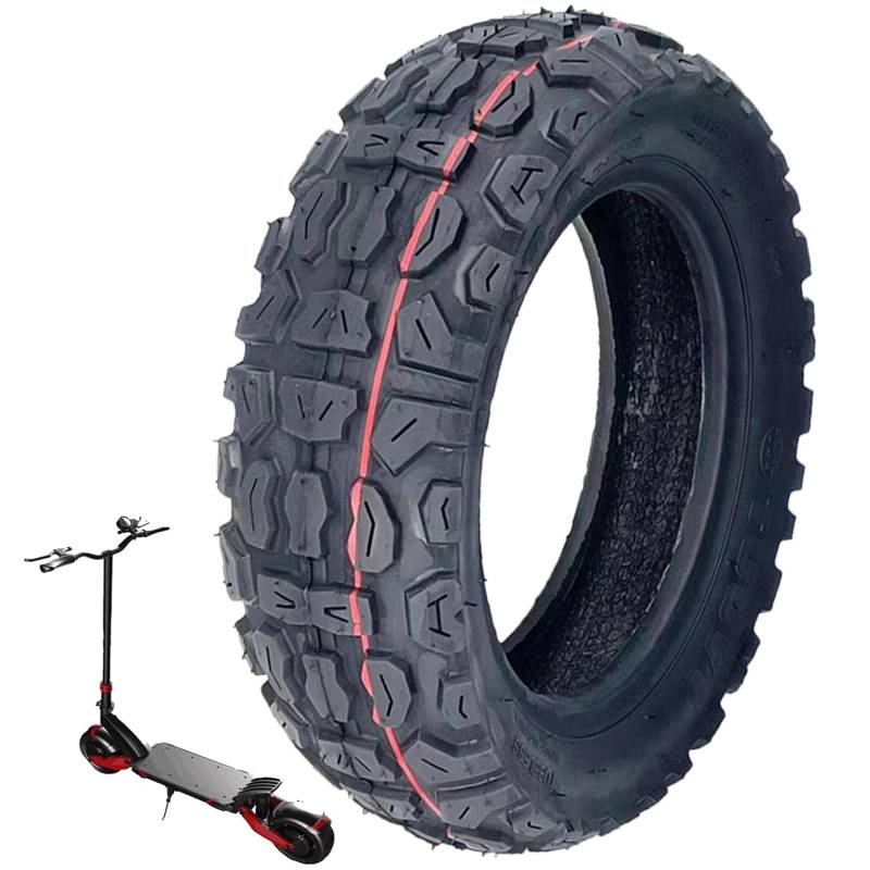 Tmom 10×3 Tubeless-Reifen Schlauchlose Reifen Verdickte Schlauch für KUGOO M4 Pro Scooter und andere 90/65-6.5, 80/65-6, 255 * 80 Roller Ersatzreifen von HYGJ