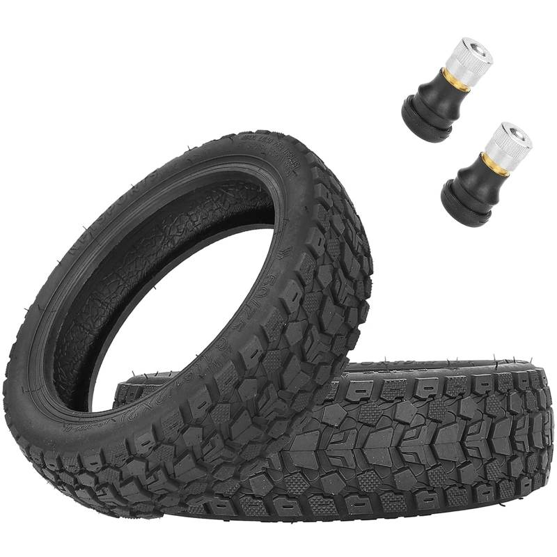 Tmom 8,5 Zoll Roller Reifen Rutschfeste Dicke Reifen 50/75-6.1 Ersatzreifen für Xiaomi M365/1s/M365 Pro/Pro2 Elektroroller Verschleißfeste Reifen Explosionssicher Scooter Offroad-Reifen (2 PCS) von HYGJ