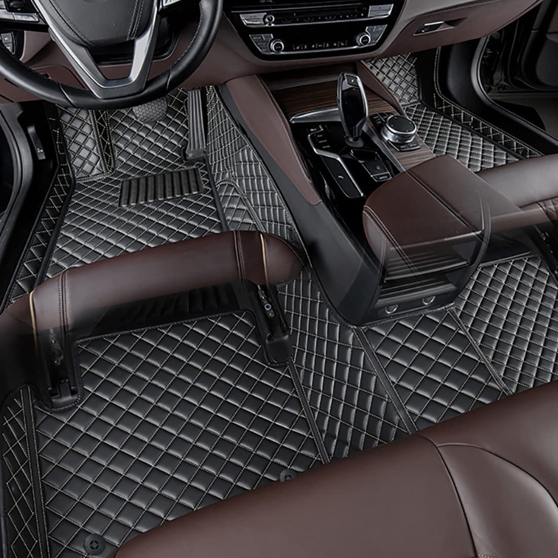 HYLGY Auto FußMatten Passend für OPEL Grandland X 2017 2018 2019 2020 2021 2022 2023 2024 2025 2025, All Inclusive Leder Bodenmatte ZubehöR, wasserdichte rutschfeste Allwetter Fussmatten HYLGY Auto FußMatten Passend für OPEL Grandland X 2017 2018 2019 2020 2021 2022 2023 2024 2025 2025, All Inclusive Leder Bodenmatte ZubehöR, wasserdichte rutschfeste Allwetter Fussmatten von HYLGY