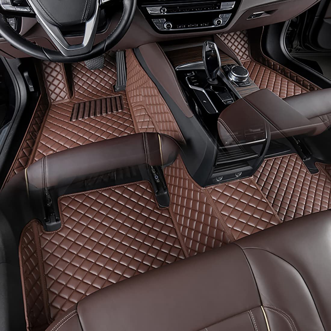 HYLGY Auto FußMatten Passend für OPEL Grandland X 2017 2018 2019 2020 2021 2022 2023 2024 2025 2025, All Inclusive Leder Bodenmatte ZubehöR, wasserdichte rutschfeste Allwetter Fussmatten HYLGY Auto FußMatten Passend für OPEL Grandland X 2017 2018 2019 2020 2021 2022 2023 2024 2025 2025, All Inclusive Leder Bodenmatte ZubehöR, wasserdichte rutschfeste Allwetter Fussmatten von HYLGY