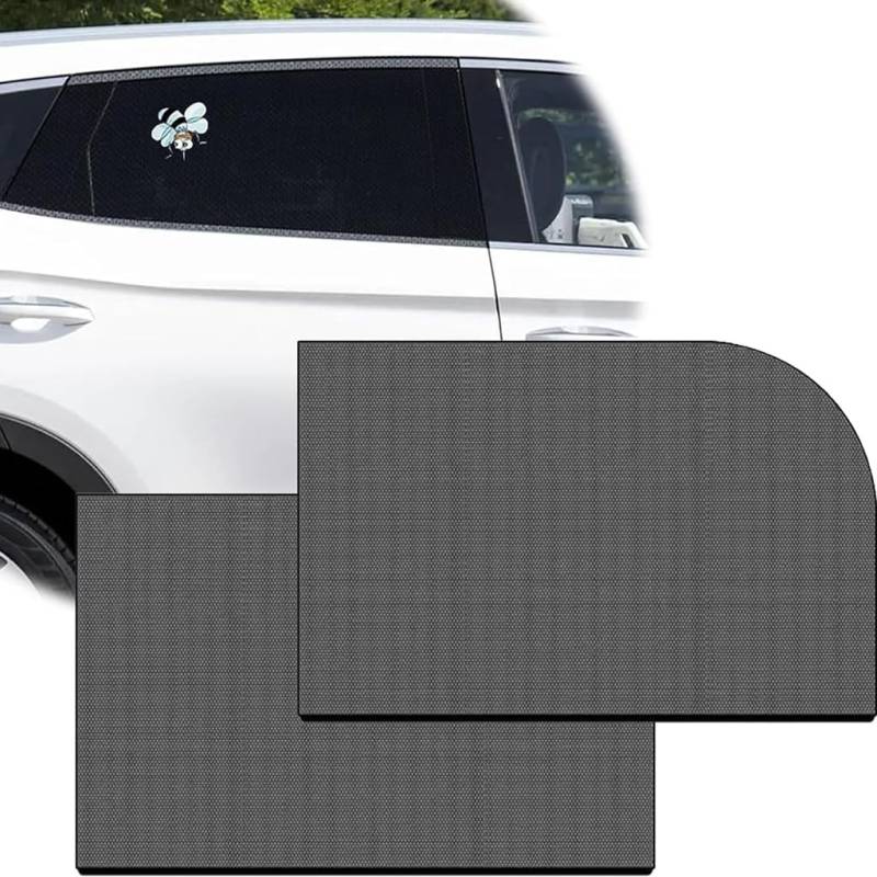 Sonnenschutz Auto für Audi A8 Saloon D5 5 Seats SWB 2018-2023 2024 2025, Auto Netz mit UV Schutz Blendschutz, Hochwertiger Auto Sonnenrollo Schützen Kinder,B-Rear 2pcs von HYLGY
