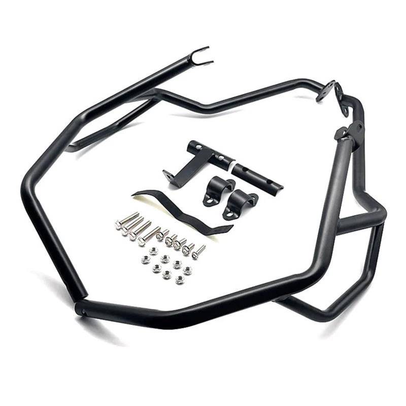 HYPERICIN Motorrad Motor Crash Bars Für Benelli Für TRK502 TRK502X BJ500GS-A 2017-2020 Motorradschutz Oberer Stoßfänger Motorschutz Sturzbügel Rahmenschutz Frame Slider Fallschutz von HYPERICIN