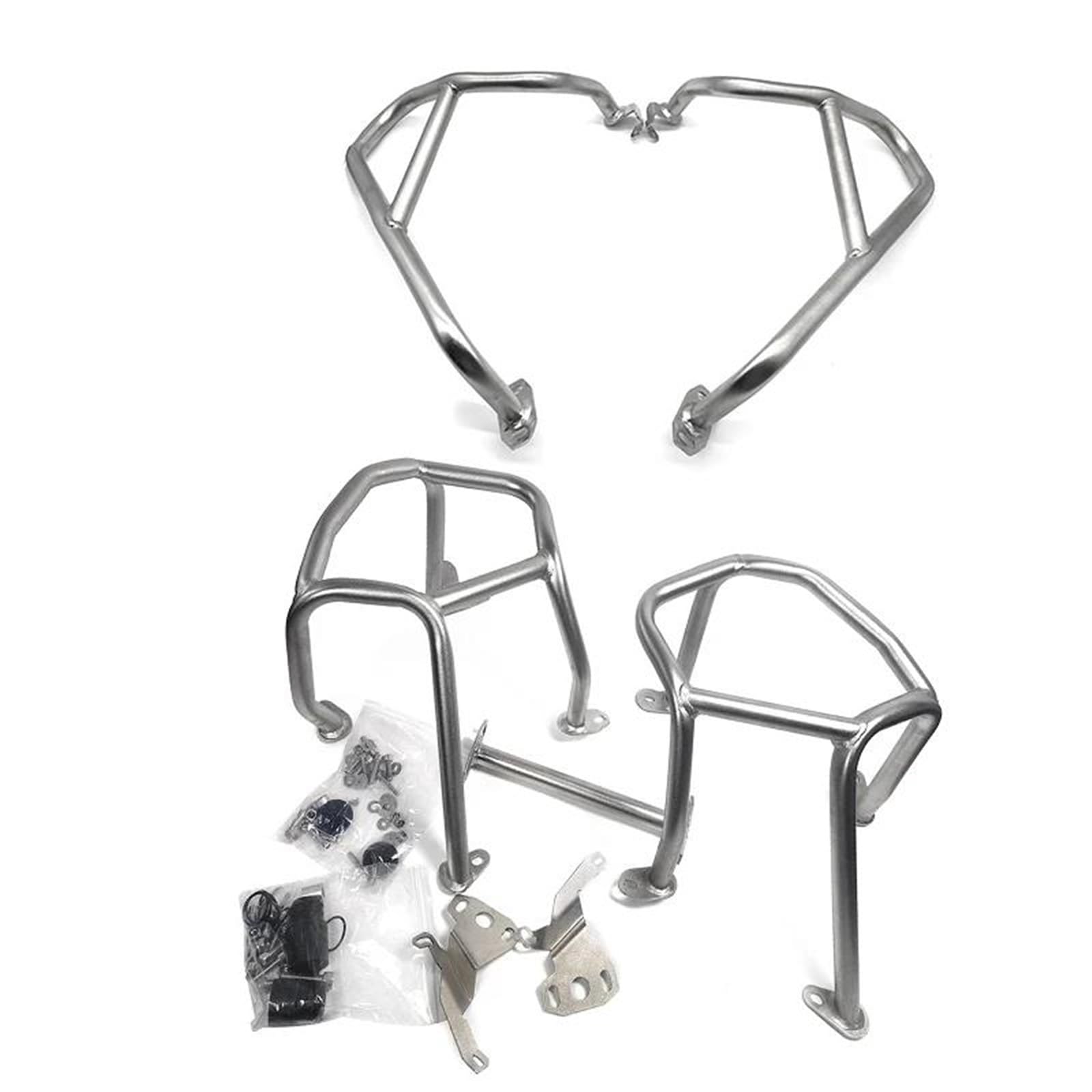 HYPERICIN Motorrad Motor Crash Bars Für R1250GS R1250 LC 2019–2023 Oberer Und Unterer Motorschutz, Sturzbügel, Tankschutz Frame Slider Fallschutz(3) von HYPERICIN