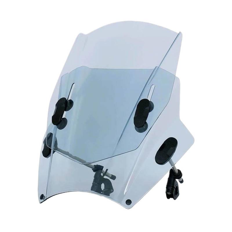 HYPERICIN Motorrad Wind Luftabweiser Motorrad Windschutzscheibe Windschutz Universal Motorräder Deflektor Einstellbar Für R Nine T R1200RT F800R ER6N CB500F CB900F FZ07 Spoiler FüR Motorrad(2) von HYPERICIN