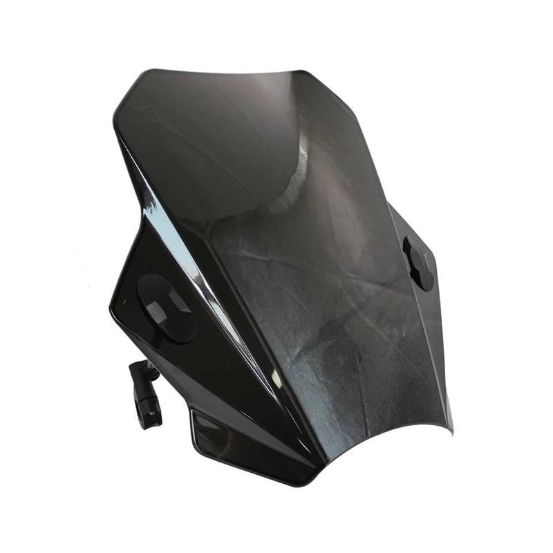HYPERICIN Motorrad Wind Luftabweiser Universeller Motorrad-Windschutzscheiben-Windabweiser Mit Verstellbarer Halterung Windschutzscheibe ZubehöR(Black) von HYPERICIN