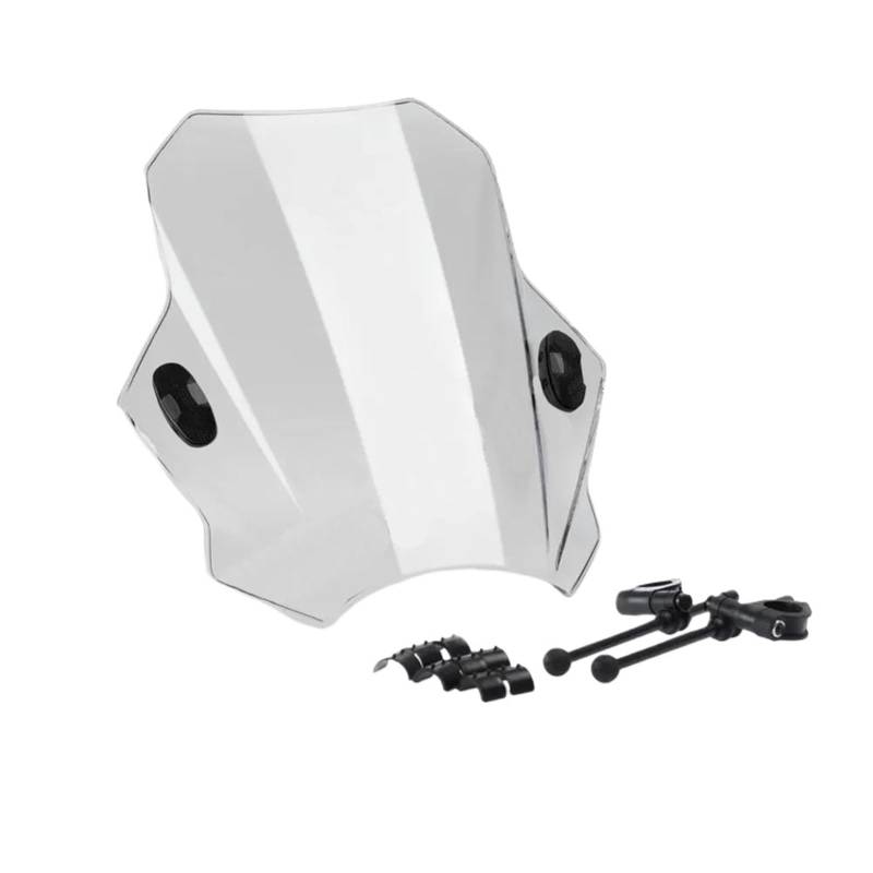 HYPERICIN Motorrad Wind Schild Deflektor Motorrad Windschutzscheibe Abdeckungen Bildschirm Rauch Objektiv Motorräder Deflektor Für G310R 2021-2023 Motorrad Windabweiser(Transparent) von HYPERICIN