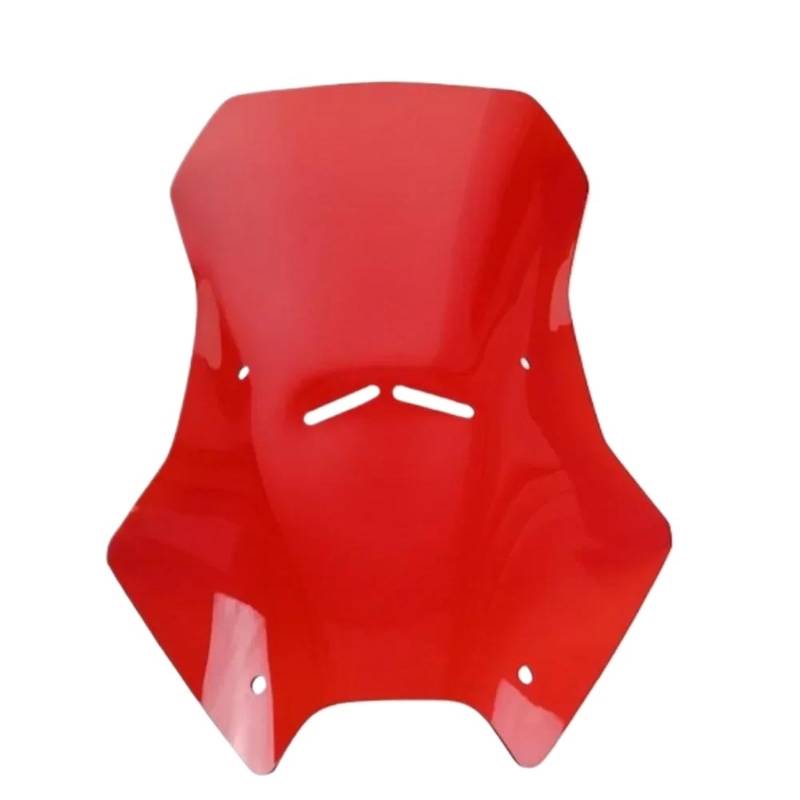 HYPERICIN Motorrad Wind Schild Deflektor Motorrad Windschutzscheibe Windabweiser Visier Windschutzscheibe Viser Zubehör Für Xadv 750 2021 2022 2023 2024 Motorrad Windabweiser(Red) von HYPERICIN