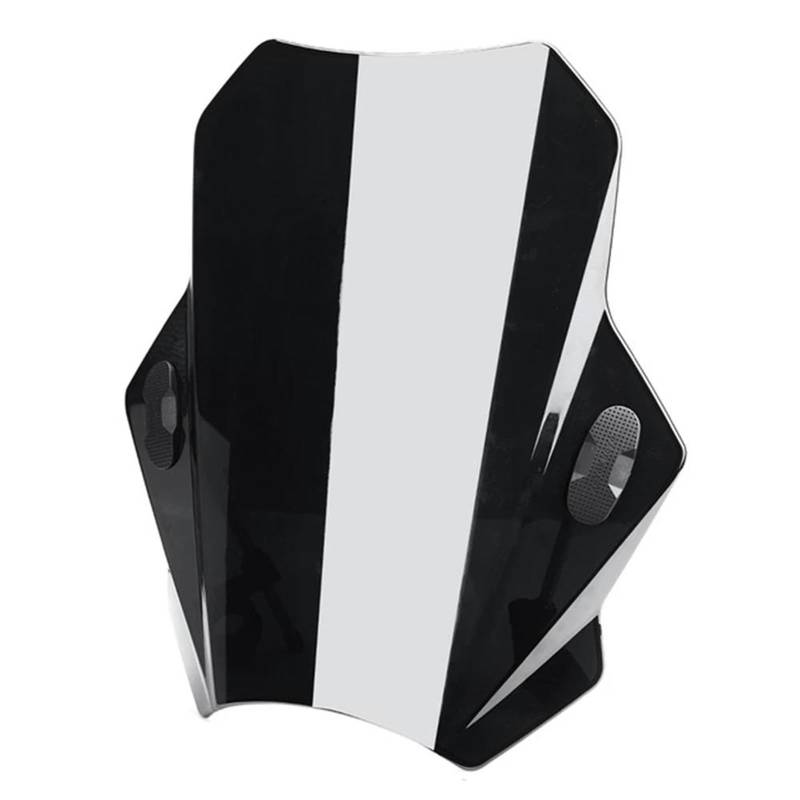 HYPERICIN Motorrad Wind Schild Deflektor Windschutzscheibe Motorrad Universal Windschutzscheibe Motorräder Deflektor Für CBR600RR CB1000R Motorrad Windabweiser(Transparent Black) von HYPERICIN