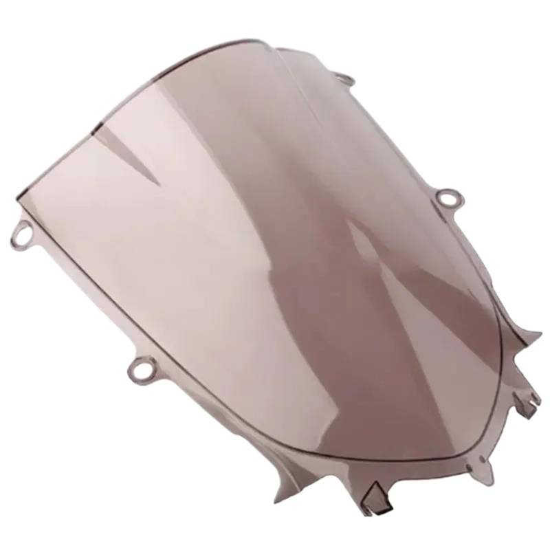 HYPERICIN Motorrad Windschild Spoiler Motorrad Dual Bubble Windschutzscheibe Geeignet Für R7 F600 R6 2017-2021 2022 2023 2024 Windschutzscheibe ZubehöR(Smoke) von HYPERICIN