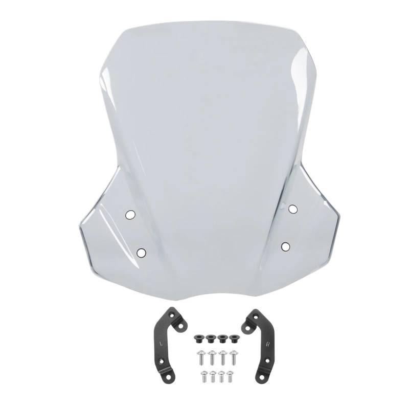 HYPERICIN Motorrad Windschild Spoiler Motorrad Windschutzscheibe Windschutz Displayschutzfolie Teile Für Suzuki Für V-Strom 650 DL 650 2017-2023 Windschutzscheibe ZubehöR(Light Smoke) von HYPERICIN