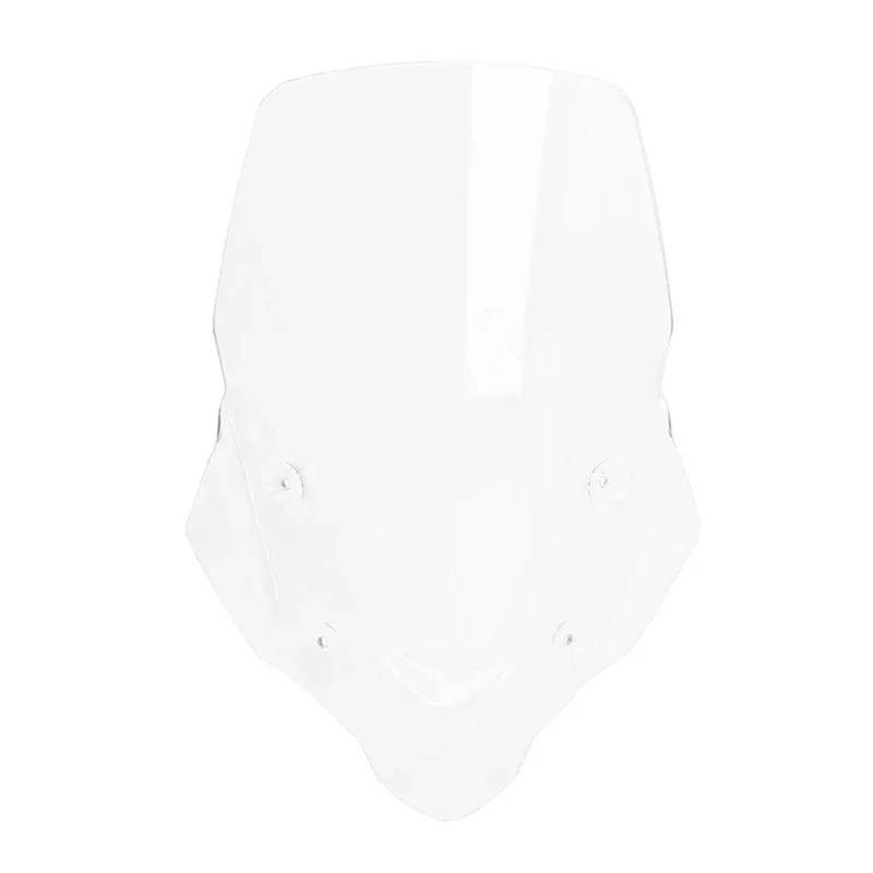 HYPERICIN Motorrad Windschild Spoiler Motorrad Zubehör Frontscheibe Windschutz Windabweiser Für XL750 Transalp 2023 2024 Windschutzscheibe ZubehöR(Transparent) von HYPERICIN