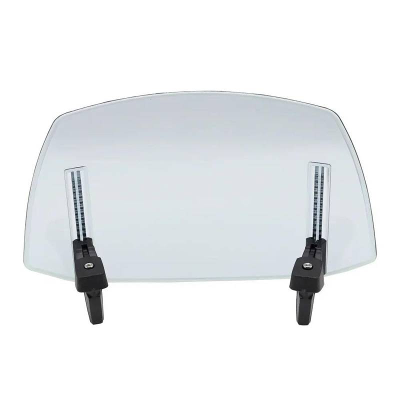 HYPERICIN Wind Schild Deflektor Motorrad Verstellbare Windschutzscheibe Windschutzscheibe Motorrad Modifikation Dekoratives Zubehör Spoiler FüR Motorrad(2) von HYPERICIN