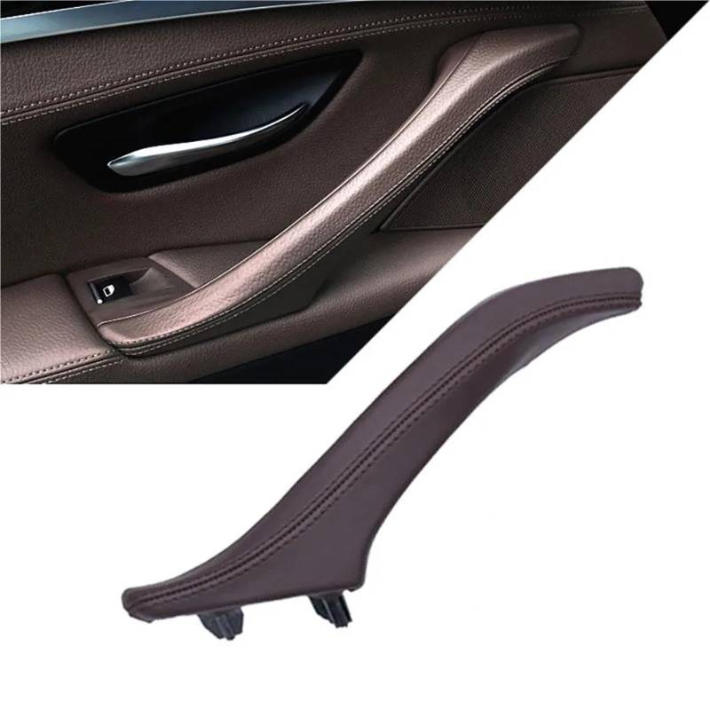 Auto-Innentürgriff Für 5 Series Für F10 Für F11 Für F18 520i 523i 525i 528i LHD RHD Autoinnenraum Beifahrertür Leder-Zuggriffbaugruppe Ersatz Türgriffe Innentürgriffe(Left Moka) von HYQHYX