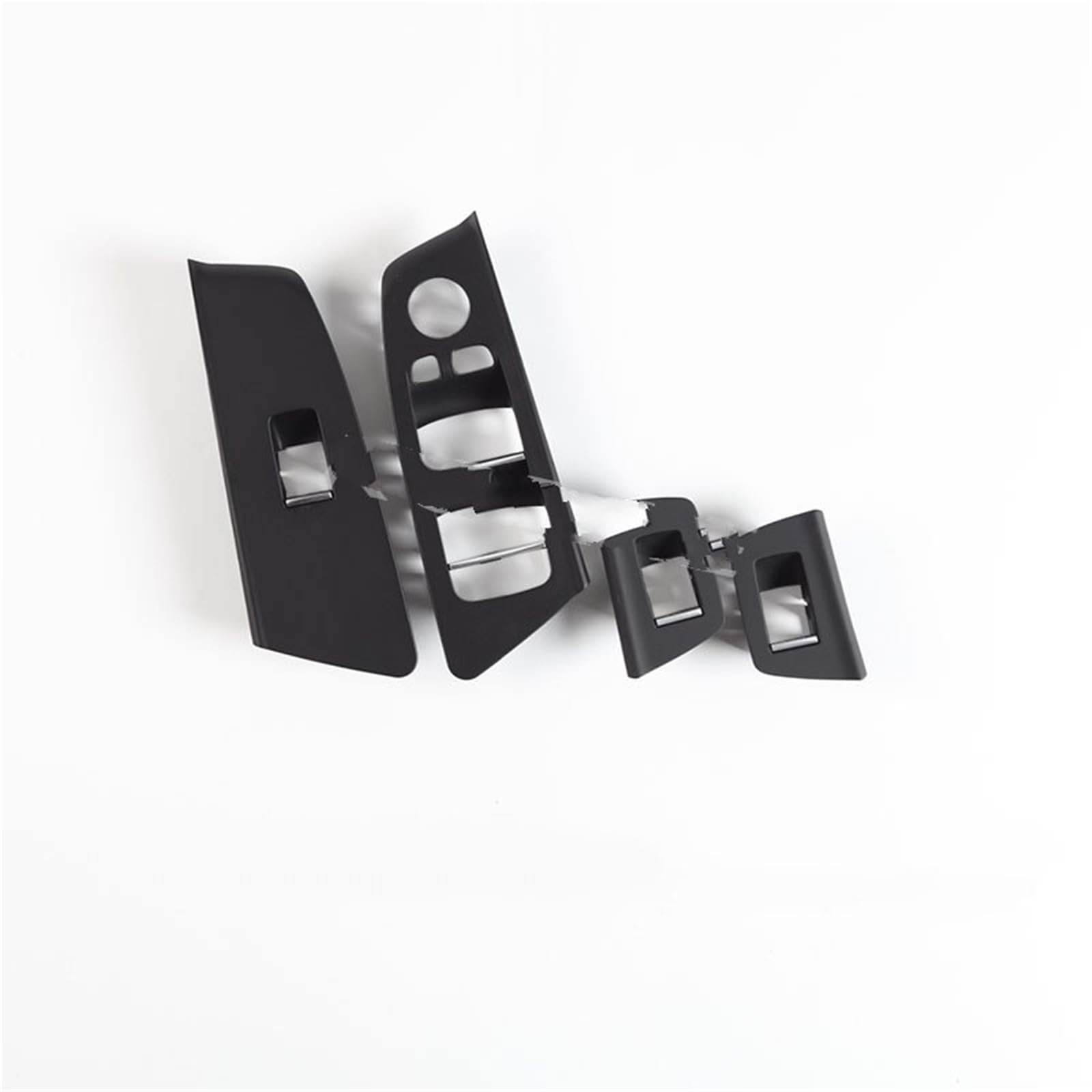 Auto-Innentürgriff Für 5er Für G30 Für G31 Für G38 RHD LHD Auto Vorne Hinten Links Rechts Innen Türgriff Armlehne Verkleidung Abdeckung Türgriffe Innentürgriffe(RHD-4 Button-Black) von HYQHYX