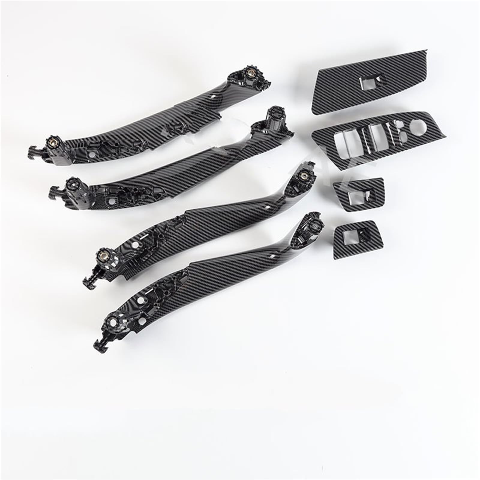 Auto-Innentürgriff Für 5er Für G30 Für G31 Für G38 RHD LHD Auto Vorne Hinten Links Rechts Innen Türgriff Armlehne Verkleidung Abdeckung Türgriffe Innentürgriffe(RHD-8 Handle-Carbon) von HYQHYX
