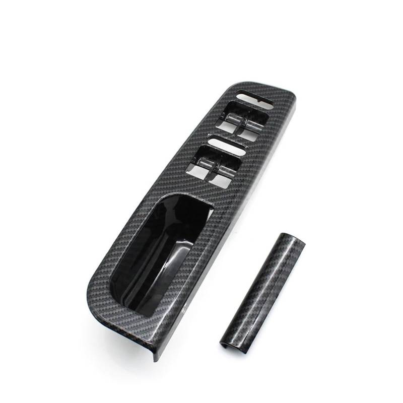 Auto-Innentürgriff Für VW Für Bora Für Golf 4 Für MK4 Für Jetta 1999 2000 2001 2002-2004 LHD Autoinnenraum Vorne Hinten Links Rechts Carbon Fiber Tür Pull Haltegriff Türgriffe Innentürgriffe(LHD 2PCS) von HYQHYX