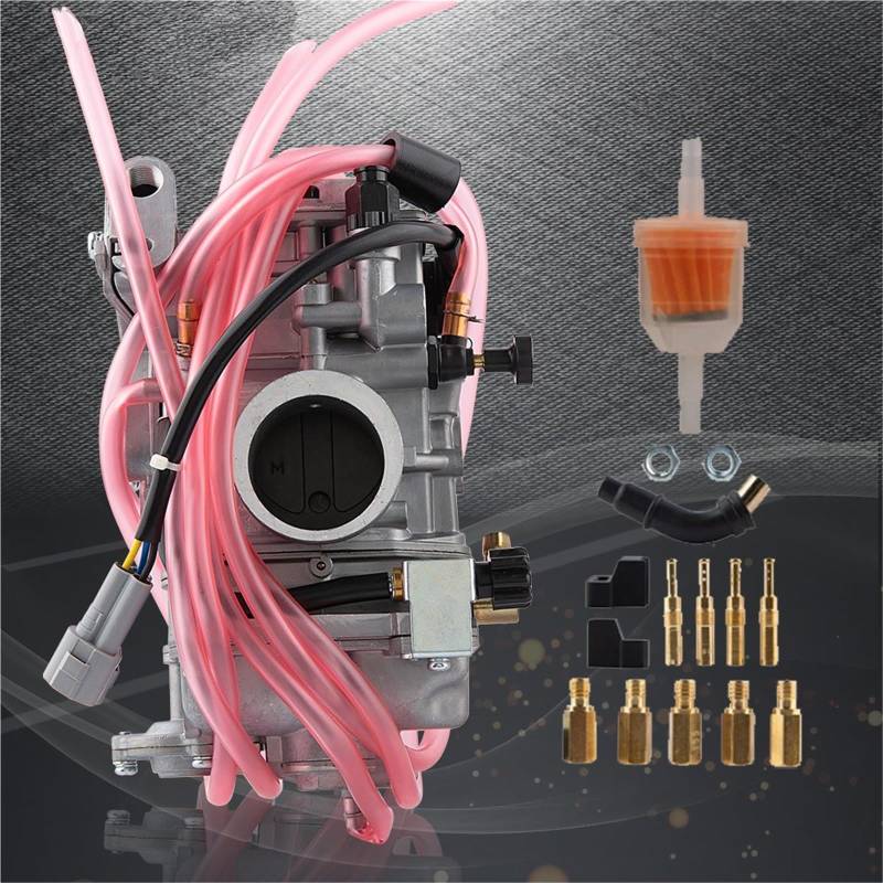 Motorradvergaser Für CRF450R X Für WR250F Für YZ250F Für WR 250F Für CRF 450R Für Suzuki Motorrad Vergaser Für FCR 38 40 38mm 40mm Slant Seite Vergaser Vergaserkit(FCR38Y) von HYQHYX