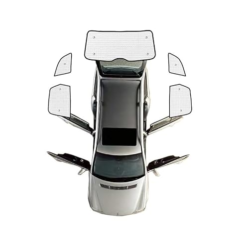 Sonnenblende Auto Für Volvo XC60 2018~2023 2022 Anti-UV-Auto-Sonnenfenster-Visiere, Sonnenschutz-Aufkleber, deckt Auto-Vollfenster-Schattierungsvisiere ab Auto Sonnenschutz (Farbe : Rear sunshades von HYQHYX