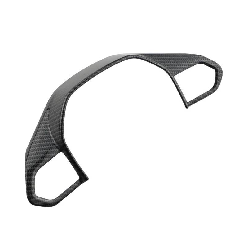 Zubehör Innenraum ABS Auto Lenkrad Tastenfeld Aufkleber Dekorative Rahmenabdeckung Für Peugeot 3008 GT 4008 5008 Innenausstattung Interieur Zubehör(Black Carbon) von HYQHYX