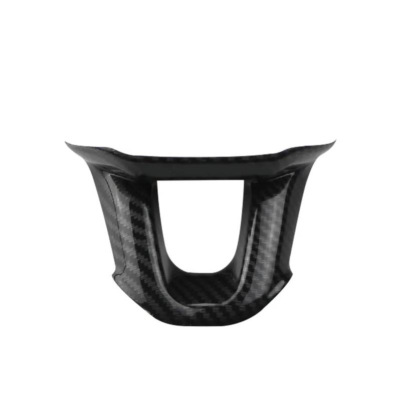 Zubehör Innenraum Auto Lenkrad Dekoration Abdeckung Trim Aufkleber Für Peugeot 2008 208 2014-2018 Zubehör Interieur Zubehör(Carbon Fiber Black) von HYQHYX
