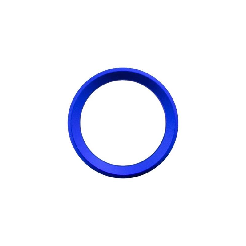 Zubehör Innenraum Auto Lenkrad Ring Kreis Aufkleber Trim Für 1 2 3 5er 2011-2021 Für M3 Für M5 E36 E46 E60 E90 E92 F30 F31 F25 Für X1 F48 Für X3 Für X5 Interieur Zubehör(Blau) von HYQHYX