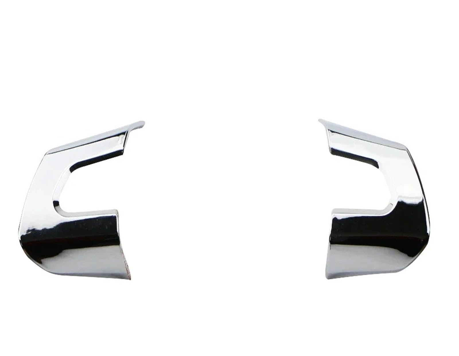 Zubehör Innenraum Chrom Auto Lenkrad Dekoration Abdeckung Trim Aufkleber Für VW Für Golf Für Polo Für Jetta MK5 MK6 Für Bora Zubehör Interieur Zubehör(2Pc 39 Clock Style) von HYQHYX