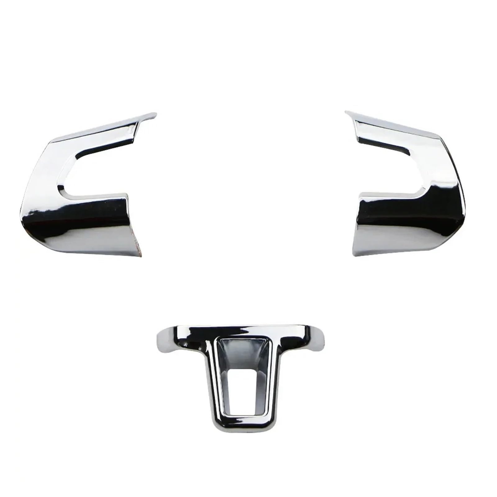 Zubehör Innenraum Chrom Auto Lenkrad Dekoration Abdeckung Trim Aufkleber Für VW Für Golf Für Polo Für Jetta MK5 MK6 Für Bora Zubehör Interieur Zubehör(3Pc 369 Clock Style) von HYQHYX