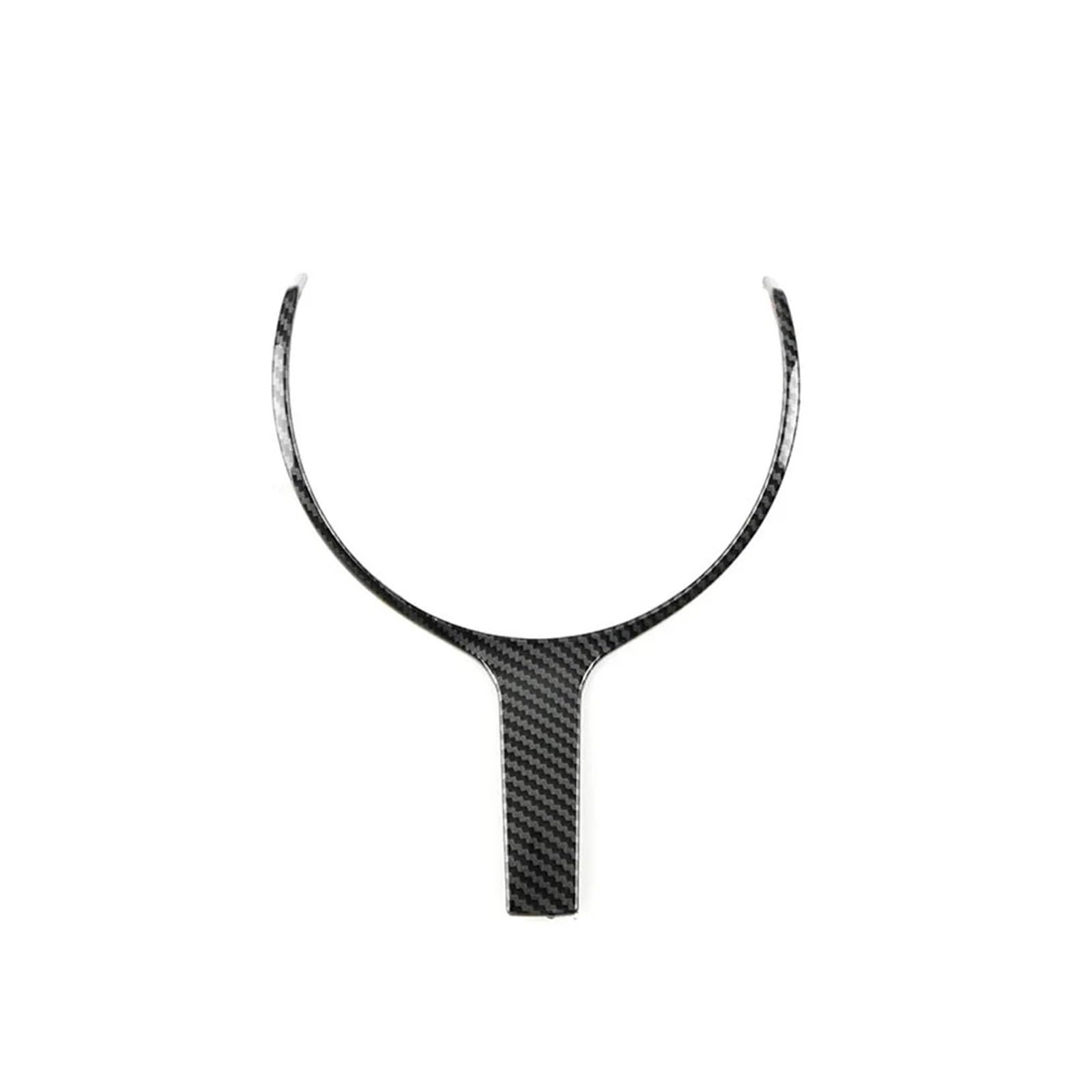 Zubehör Innenraum Für F Chassis F06 F10 F11 F12 F15 F16 F20 F21 F22 F23 F30 F32 F34 ABS Carbon Textur Auto Innen Lenkrad Abdeckung Trim Interieur Zubehör(Small) von HYQHYX