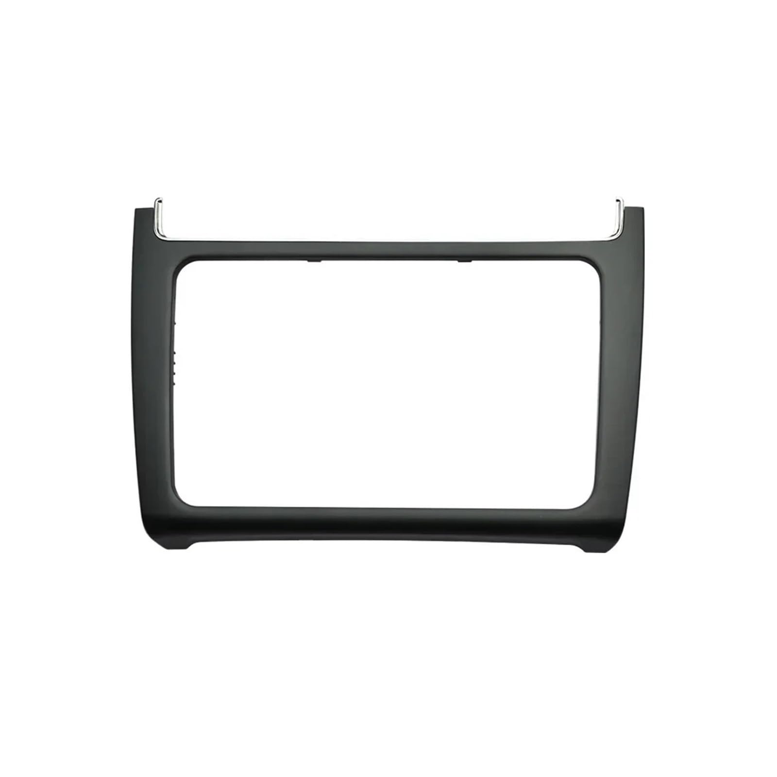 Zubehör Innenraum Für VW Für Polo 2014 2015 2016 2017 Autoradio Einbau Armaturenbrett Umbaurahmen Kit Audio Blende Blende Frontplatte Interieur Zubehör(Matt-schwarz) von HYQHYX