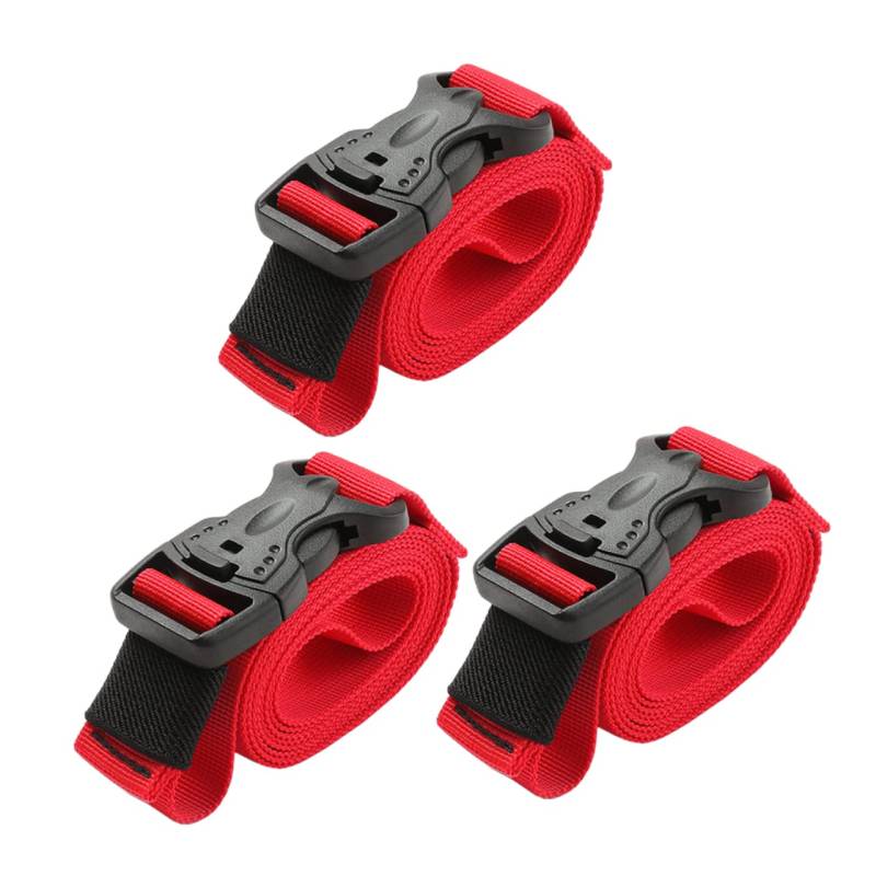 HYTROVE 3Stücke Nylon Befestigungsriemen Praktische Tie Down für Sicheres Frachtgepäck Stabil und Langlebig Einfach zu Bedienen für Transport Lagerung von HYTROVE
