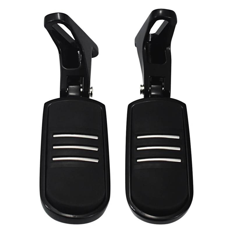 Motorrad-Pedal 1993-2024 Beifahrer-Fußrastenhalterung hinten/Passform for Motorradpedale Harley Davidson Touring Street Electra Glide FLHT Road King FLTRX(01 Style) von HYUDXH