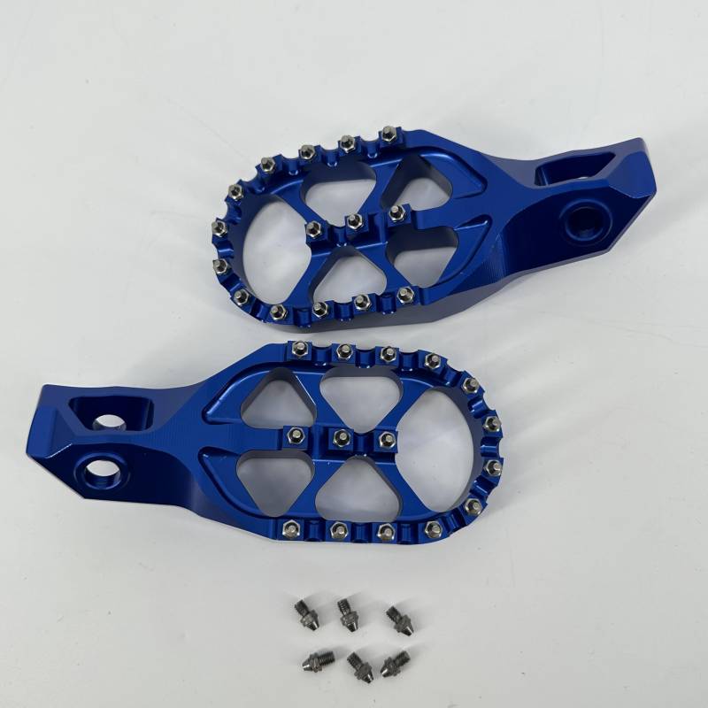 Motorrad-Pedal 2024 2025 Motorrad Fußrasten Fußrasten/Fit for KTM SX SXF XC XCF EXC EXCF for Husqvarna TX FX TC FC TE FE 125 250 300 350 450 500(Blue) von HYUDXH