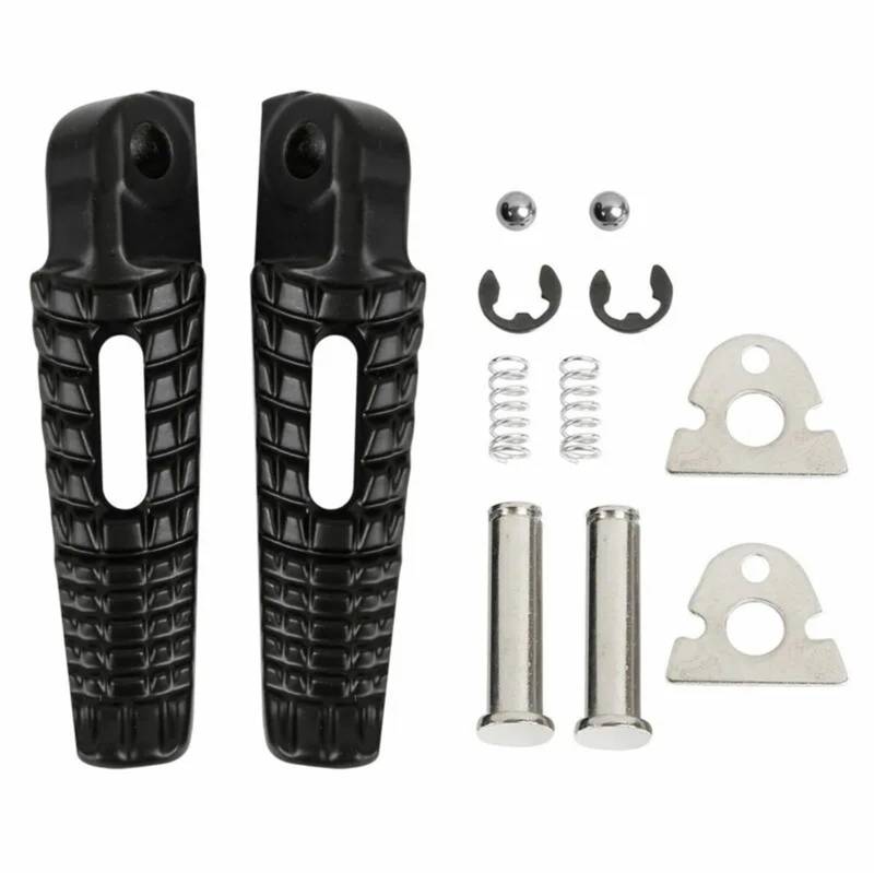 Motorrad-Pedal Motorrad-Fußrasten hinten, Fußrasten, Fußrasten/Fit for Suzuki GSXR 600 GSX-R 750 2006-2020 GSXR1000 2005-2020 B-King 2008-2013(Matte Black) von HYUDXH