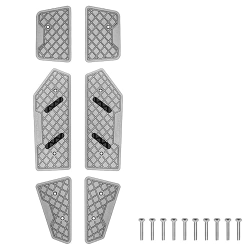 Motorrad-Pedal Motorrad-Fußstütze/Passend for BMW C400GT C 400 GT C400 GT 2018-2024 2020 2022 Modifizierte Aluminiumlegierung Anti-Rutsch-Fußstützen Fußpedal(Titanium) von HYUDXH