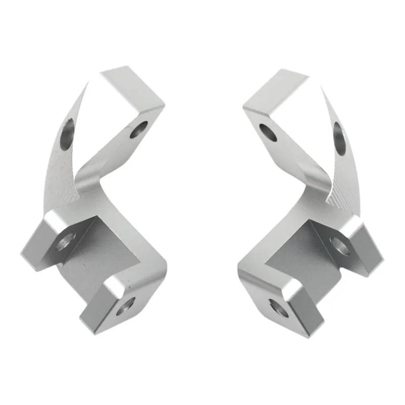 Motorrad-Pedal for BMW R1250GS R1200GS LC ADV S1000XR R 1200 1250 GS Adventure Motorrad CNC Passagier Fußstütze Umzug Hinten Gesetzt Fußrasten(Silver) von HYUDXH