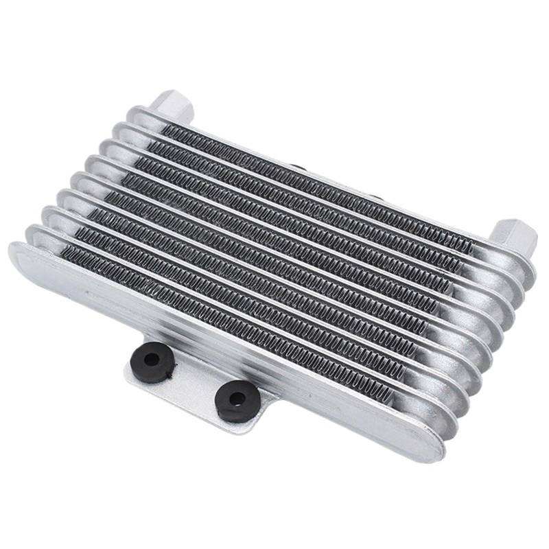Water Cooler Motorcycle Oil Cooler Oil Engine Radiator Aluminum 125ml Cooling Radiators/Fit for 125CC-250CC Motorcycle Dirt Bike ATV(Silver m12 x 1.25) von HYUDXH