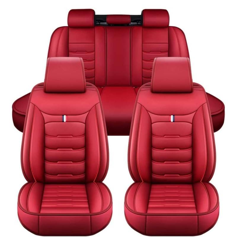 Auto Sitzbezüge Sets für Mazda CX-5 2000-2018 2019 2020 2021 2022 2023 2024, Autositzbezüge Vorne Hinten Sitzschoner Wasserdichter Schonbezug Sitzkissenschutz Zubehör,Red/A von HYYLL