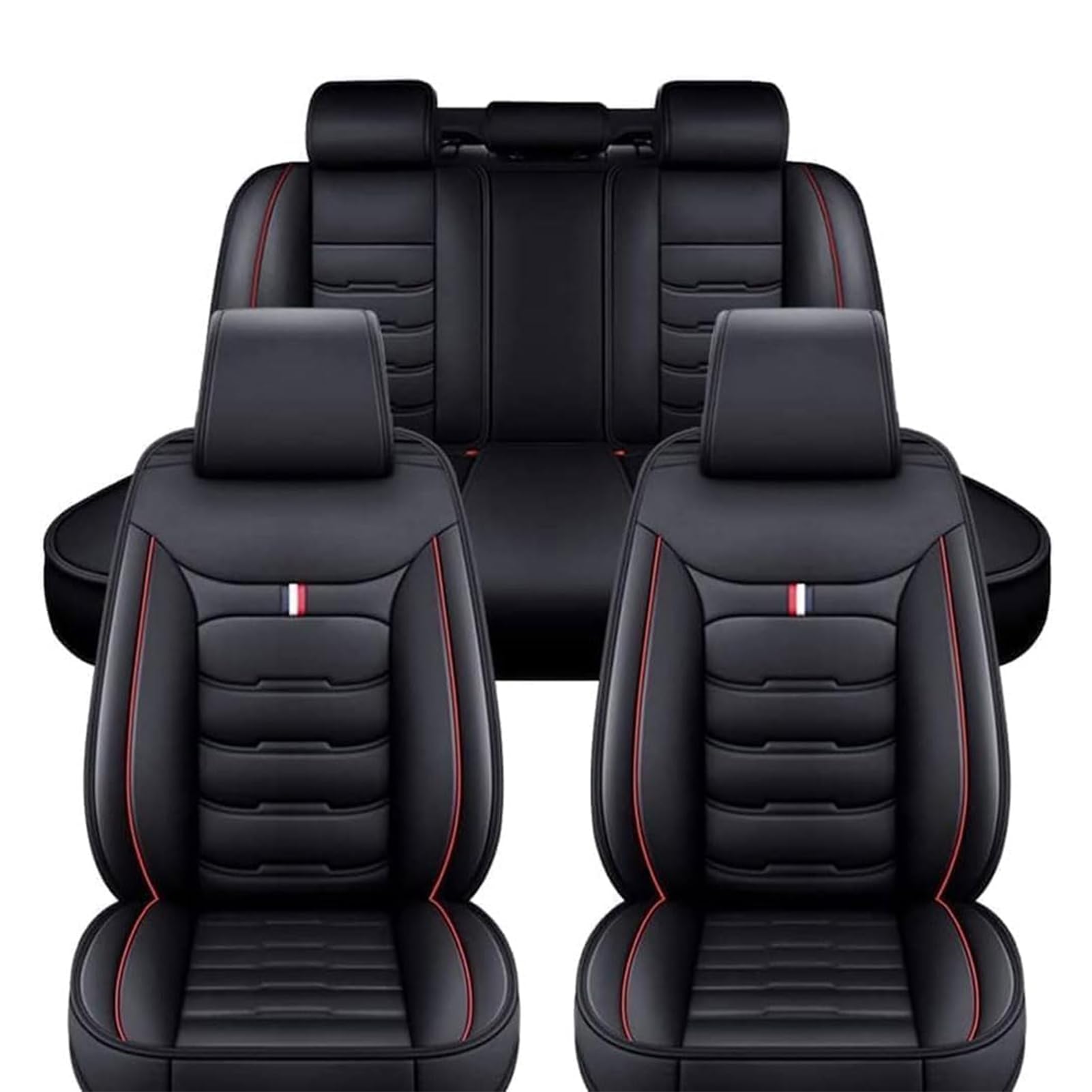 Auto Sitzbezüge Sets für Suzuki Vitara 5-Door LY 2015-2024, Autositzbezüge Vorne Hinten Sitzschoner Wasserdichter Schonbezug Sitzkissenschutz Zubehör,Black_Red/A Auto Sitzbezüge Sets für Suzuki Vitara 5-Door LY 2015-2024, Autositzbezüge Vorne Hinten Sitzschoner Wasserdichter Schonbezug Sitzkissenschutz Zubehör,Black_Red/A von HYYLL