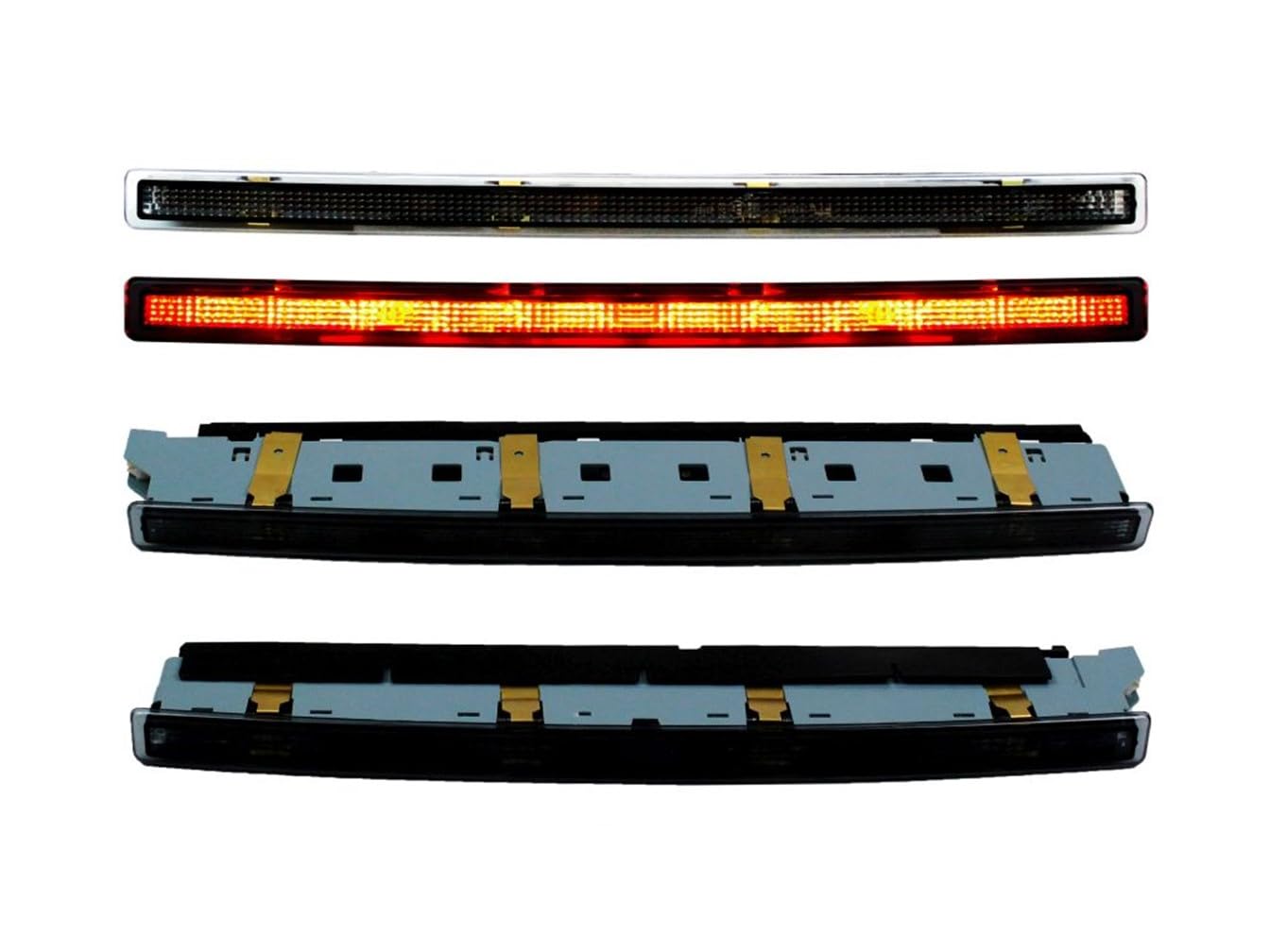 HZ-DESIGN Bremslicht 3. Bremsleuchte für Heckklappe Smoke getönt LED kompatibel mit A4 B6 Avant 09.2001-12.2004 von HZ-DESIGN