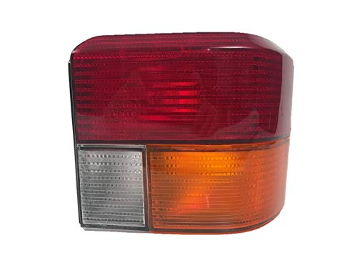 HZ-DESIGN Heckleuchte Rückleuchte Rücklicht Rechts in Gelb/Rot kompatibel mit VW Transporter T4 Bus KAsten von HZ-DESIGN