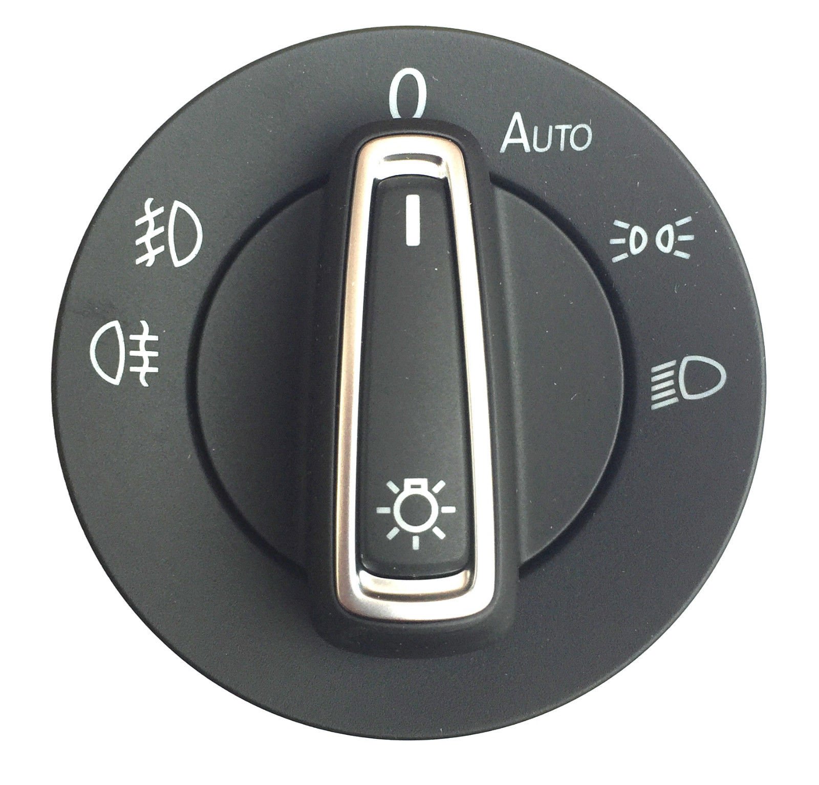 HZ-DESIGN Lichtschalter Schalter mit Chromkappe Automatik und Nebelscheinwerferfunktion NSW NSL MQB Hauptlicht kompatibel mit T6. HZ-DESIGN Lichtschalter Schalter mit Chromkappe Automatik und Nebelscheinwerferfunktion NSW NSL MQB Hauptlicht kompatibel mit T6. von HZ-DESIGN