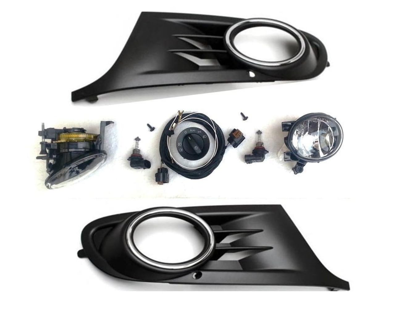 HZ-DESIGN Nebelscheinwerfer zum Nachrüstung Set Kit Komplettset mit Schalter kompatibel mit Golf 6 VI alle außer GTI HZ-DESIGN Nebelscheinwerfer zum Nachrüstung Set Kit Komplettset mit Schalter kompatibel mit Golf 6 VI alle außer GTI von HZ-DESIGN