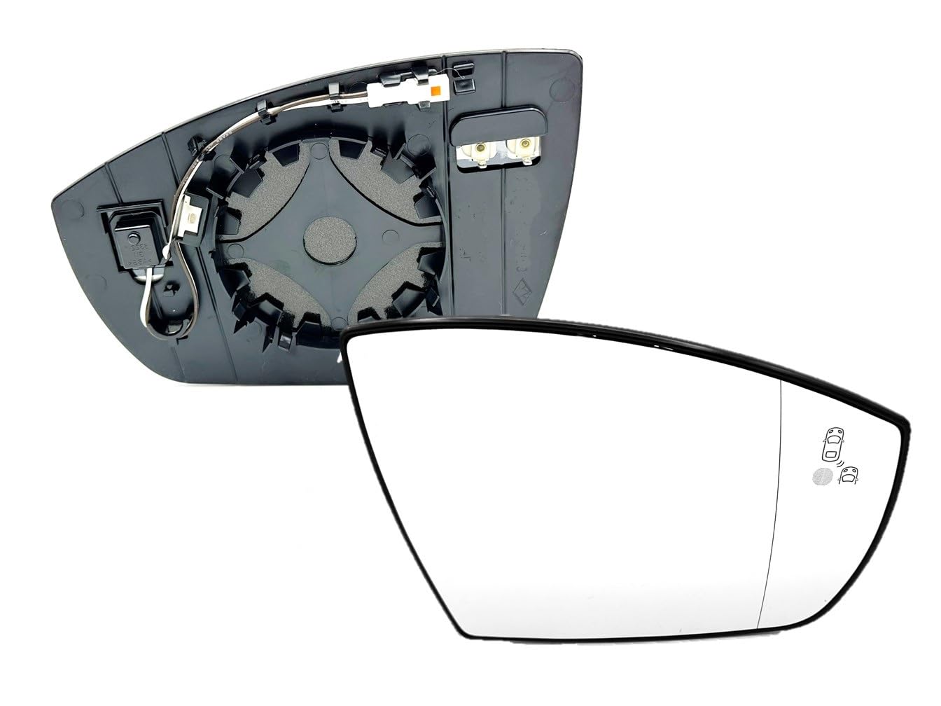 HZ-DESIGN Spiegelglas für Außenspiegel BLIS Rechts Spurwechselassistent kompatibel mit Kuga 2 Ecosport HZ-DESIGN Spiegelglas für Außenspiegel BLIS Rechts Spurwechselassistent kompatibel mit Kuga 2 Ecosport von HZ-DESIGN