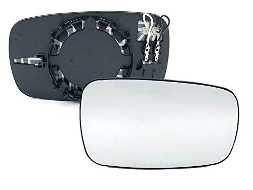 HZ-DESIGN Spiegelglas für Außenspiegel Glas Konvex Links und Rechts verwendbar beheizbar kompatibel mit Clio Megane Scenic von HZ-DESIGN