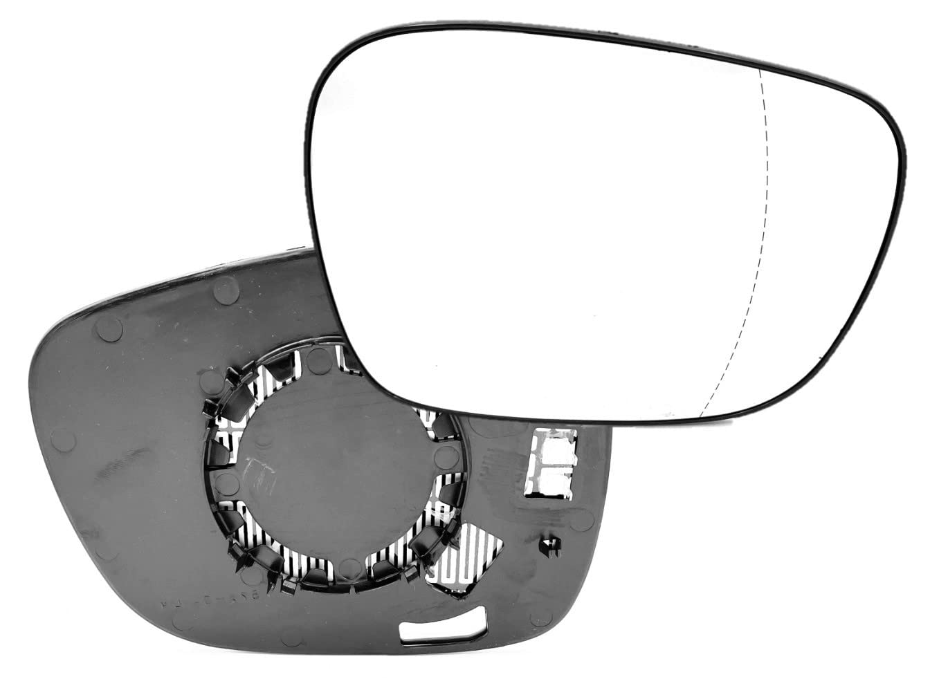 HZ-DESIGN Spiegelglas für Außenspiegel Glas Rechts kompatibel mit BMW X1 (E84) 03.2009-06.2012 von HZ-DESIGN