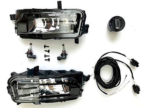 Nebelscheinwerfer Komplettset Nachrüstung NSW Set Highline Schalter chrom passend für T6 15- Nebelscheinwerfer Komplettset Nachrüstung NSW Set Highline Schalter chrom passend für T6 15- von HZ-DESIGN